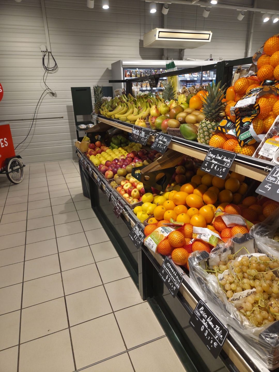 Rayon fruits variés